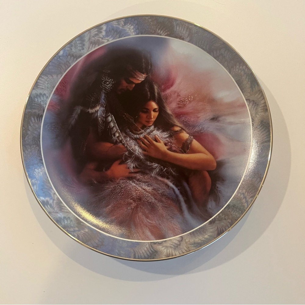 Vintage The Bradford Exchange 1995 by Lee Bogle "Hearts Desire"